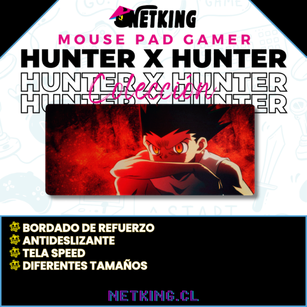 Mouse Pad Gamer Hunter x Hunter 70x30 cm M02