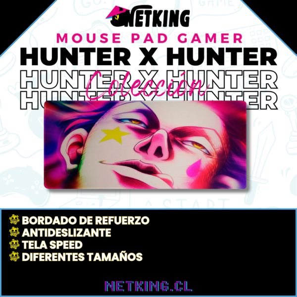 Mouse Pad Gamer Hunter x Hunter 70x30 cm M04