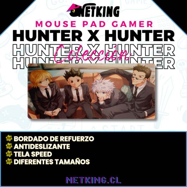 Mouse Pad Gamer Hunter x Hunter 70x30 cm M06