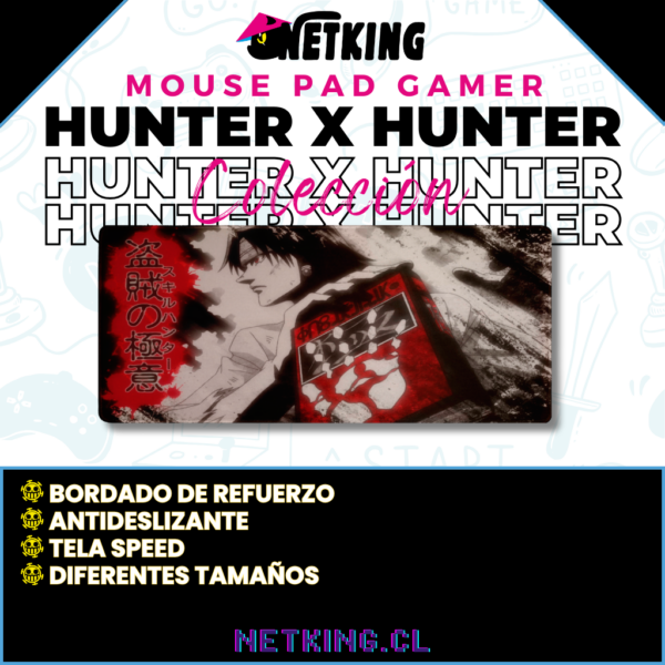 Mouse Pad Gamer Hunter x Hunter 70x30 cm M07