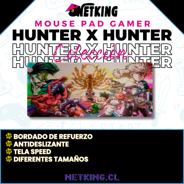 Mouse Pad Gamer Hunter x Hunter 70x30 cm M08