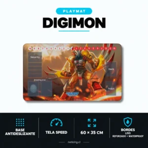 Playmat Digimon Card Game 60x35 cm M01