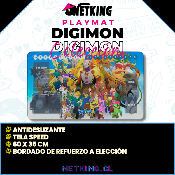 Playmat Digimon Card Game 60x35 cm M04