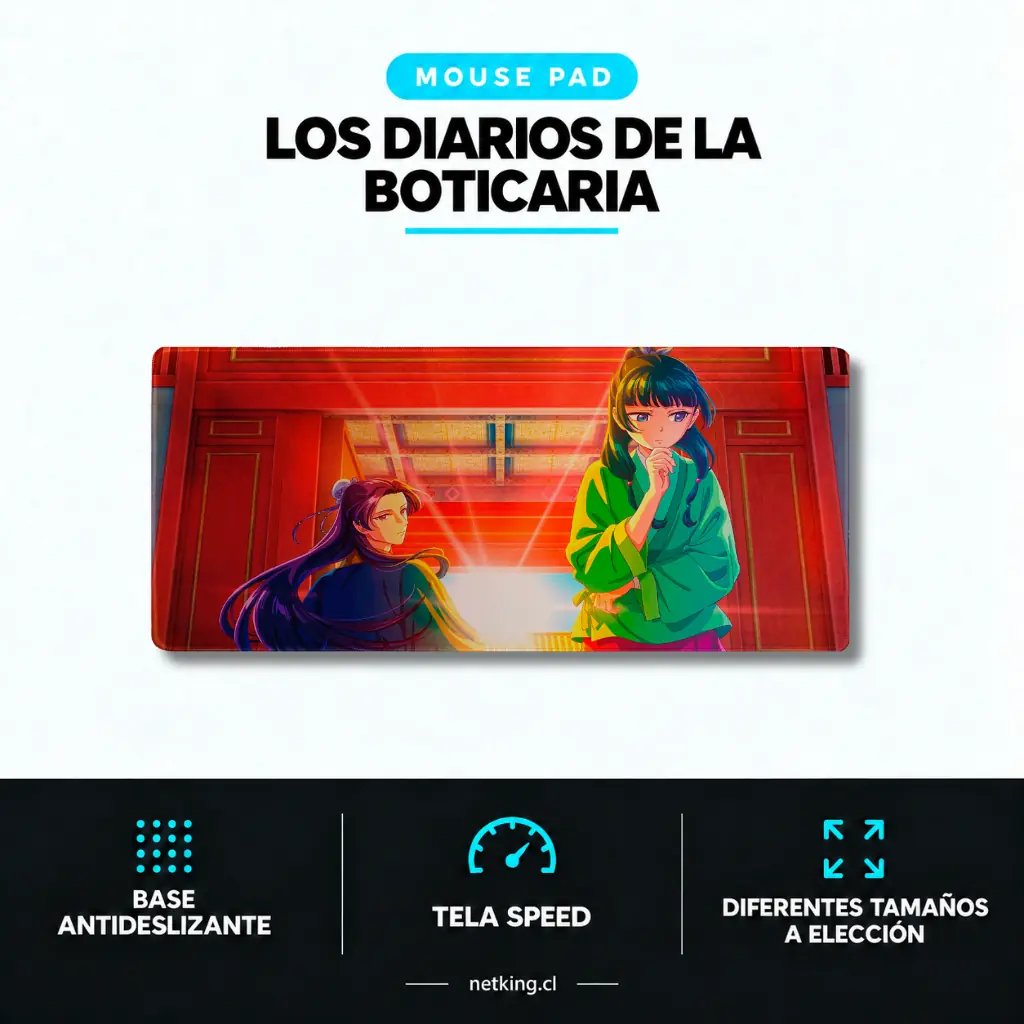 Mouse Pad Gamer Los diarios de la boticaria M01