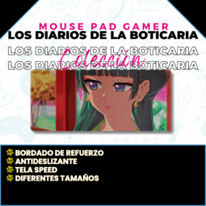 Mouse Pad Gamer Los diarios de la boticaria M03