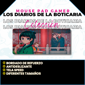 Mouse Pad Gamer Los diarios de la boticaria M04