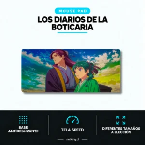 Mouse Pad Gamer Los diarios de la boticaria M02