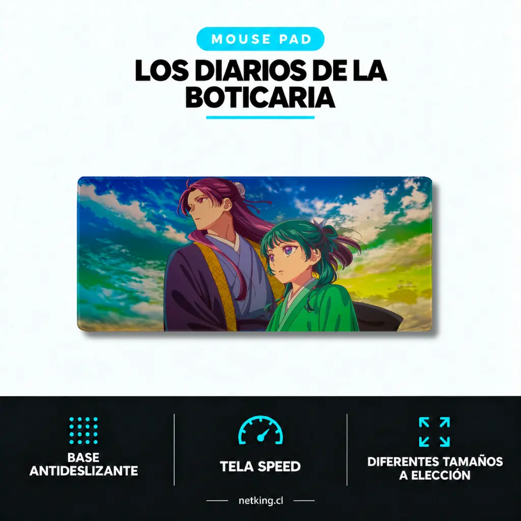 Mouse Pad Gamer Los diarios de la boticaria M02
