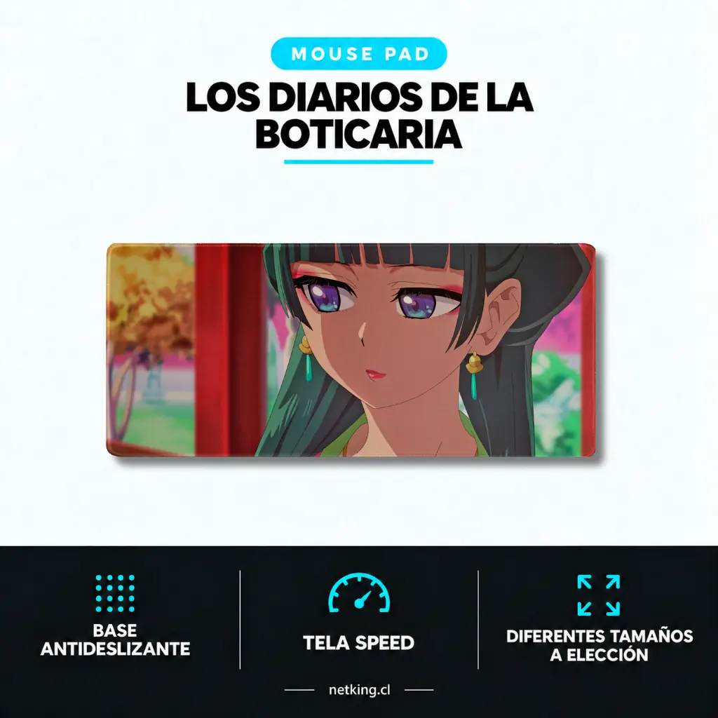 Mouse Pad Gamer Los diarios de la boticaria M03