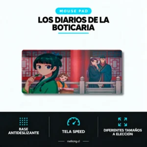 Mouse Pad Gamer Los diarios de la boticaria M04