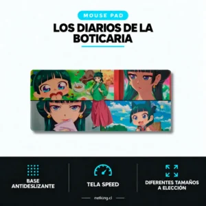 Mouse Pad Gamer Los diarios de la boticaria M05