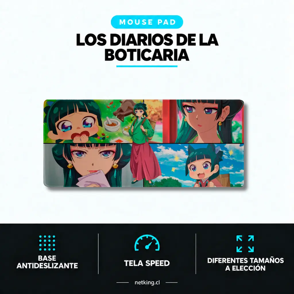 Mouse Pad Gamer Los diarios de la boticaria M05