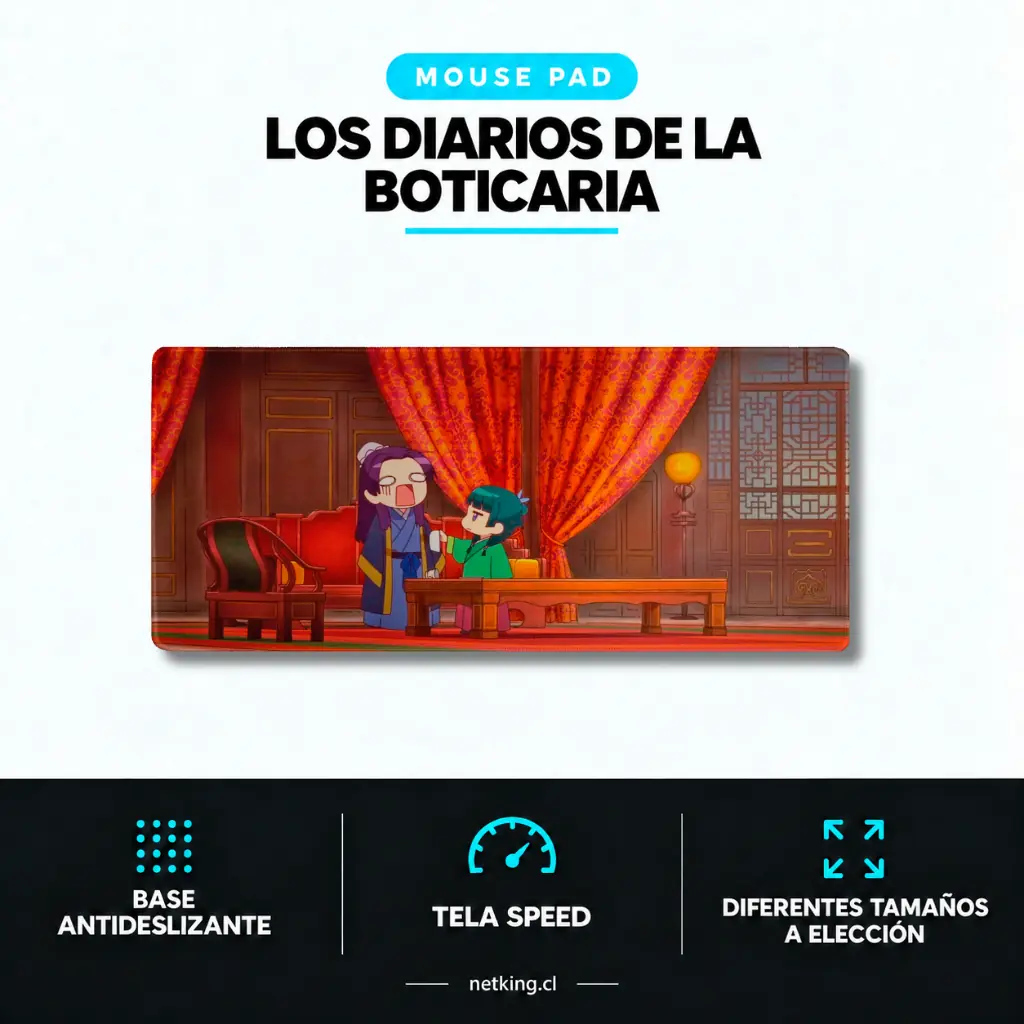 Mouse Pad Gamer Los diarios de la boticaria M06