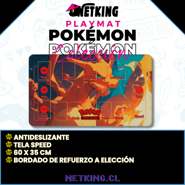 Playmat Pokémon Card Game 60x35 cm M05