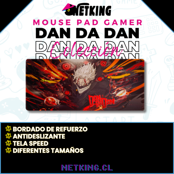 Mouse Pad Gamer Dan Da Dan 70x30 cm M02