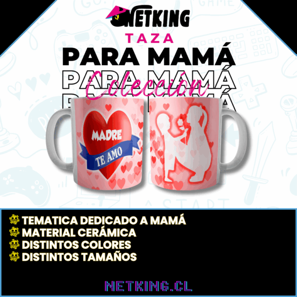 Taza dedicada a Mamá M01