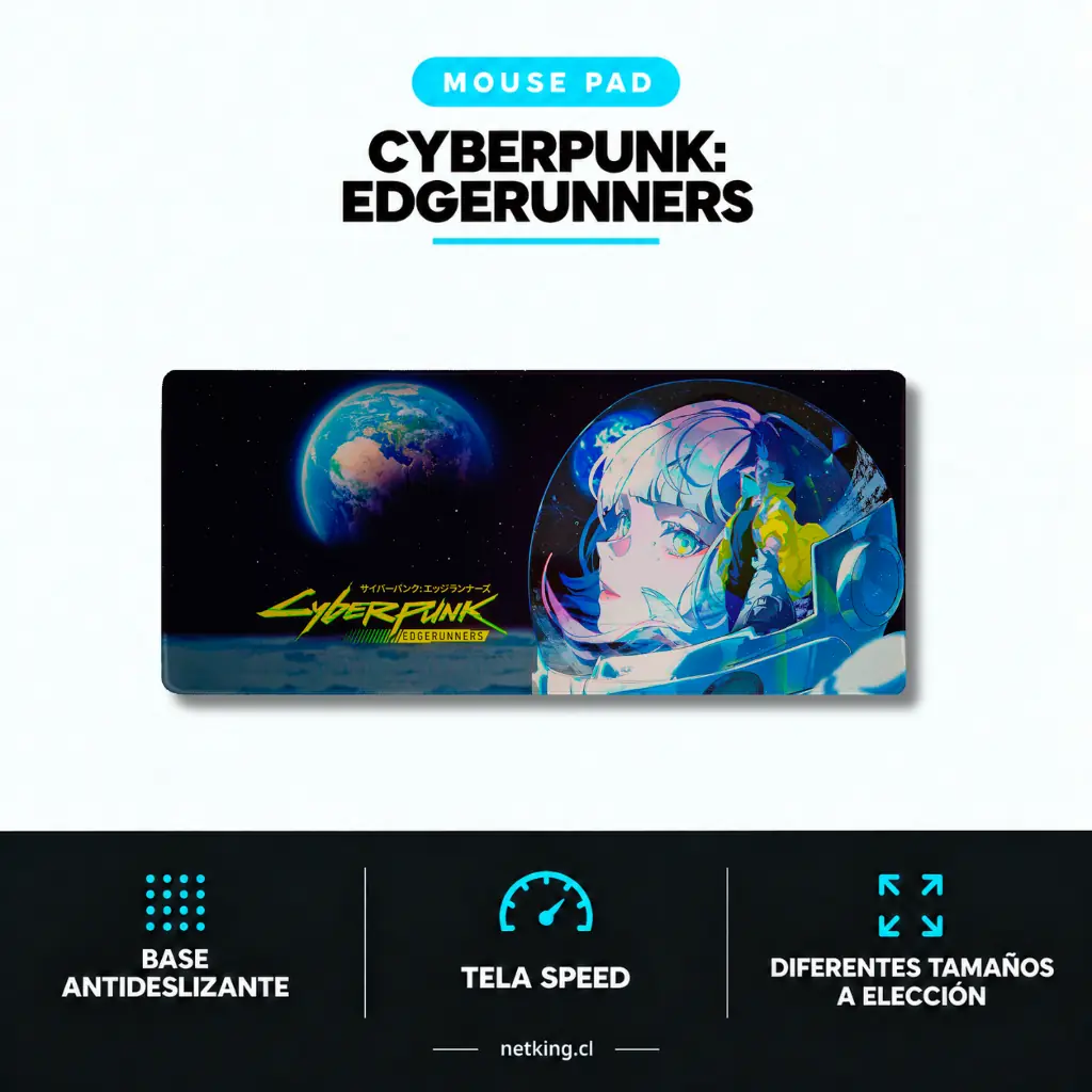 Mouse Pad Gamer Cyberpunk: Edgerunners M01