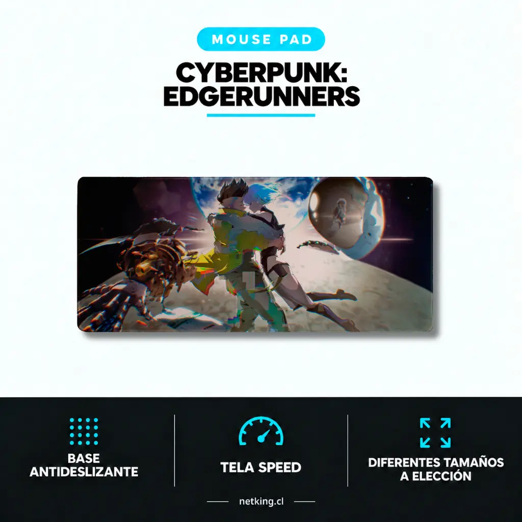 Mouse Pad Gamer Cyberpunk: Edgerunners M02