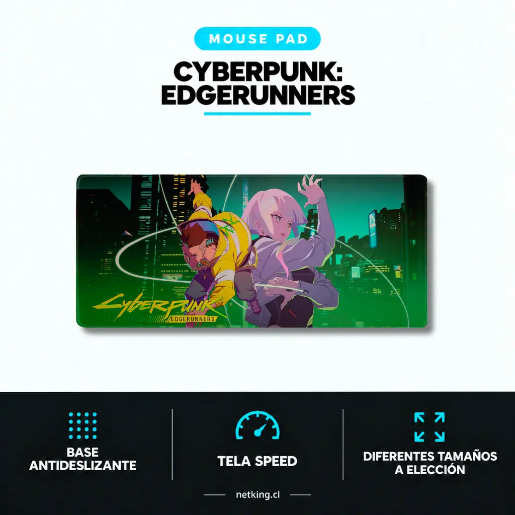 Mouse Pad Gamer Cyberpunk: Edgerunners M03