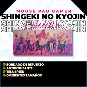 Mouse Pad Gamer Shingeki no Kyojin M08