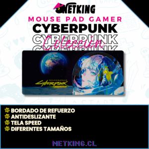 Mouse Pad Gamer Cyberpunk: Edgerunners 70x30 cm M01