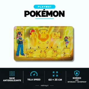 Playmat Pokémon Card Game 60x35 cm M08