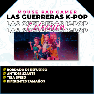 Mouse Pad Gamer Las guerreras K-pop M03