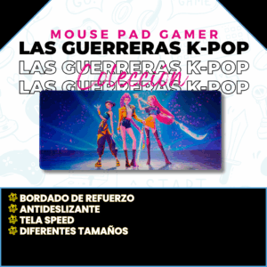 Mouse Pad Gamer Las guerreras K-pop M05