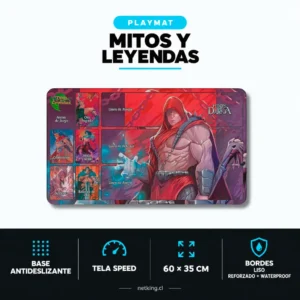 Playmat Mitos y Leyendas Card Game 60x35 cm M02
