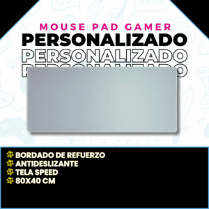 Mouse Pad Gamer Personalizado 80x40 cm
