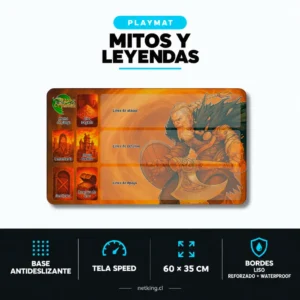 Playmat Mitos y Leyendas Card Game 60x35 cm M03