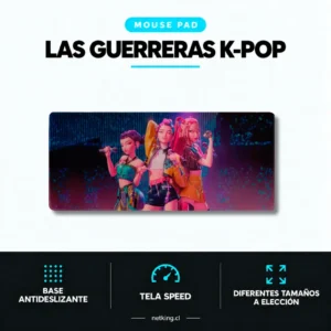 Mouse Pad Gamer Las guerreras K-pop M03