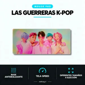 Mouse Pad Gamer Las guerreras K-pop M04