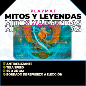 Playmat Mitos y Leyendas Card Game 60x35 cm M01