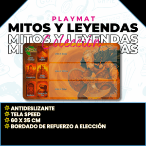 Playmat Mitos y Leyendas Card Game 60x35 cm M03