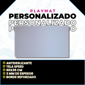 Playmat Personalizado 60x35 cm - Borde Reforzado