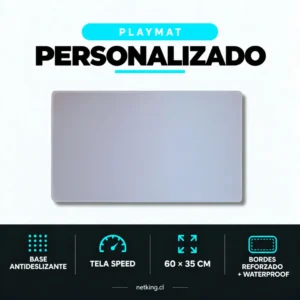 Playmat Personalizado 60x35 cm - Borde Reforzado