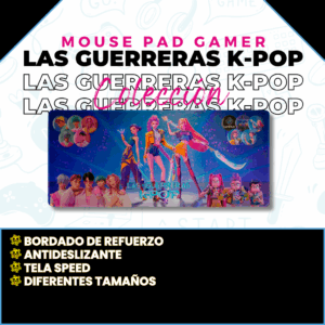 Mouse Pad Gamer Las guerreras K-pop M01