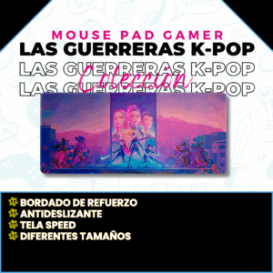 Mouse Pad Gamer Las guerreras K-pop M02