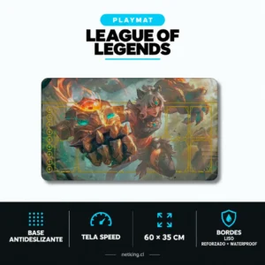 Playmat League of Legends Card Game 60x35 cm M11