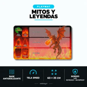 Playmat Mitos y Leyendas Card Game 60x35 cm M05