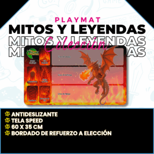 Playmat Mitos y Leyendas Card Game 60x35 cm M05