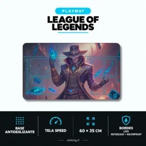 Playmat League of Legends Card Game 60x35 cm M06