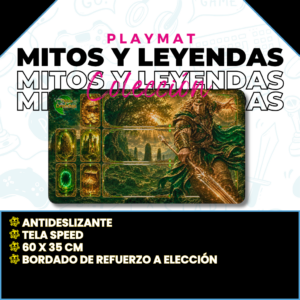 Playmat Mitos y Leyendas Card Game 60x35 cm M10