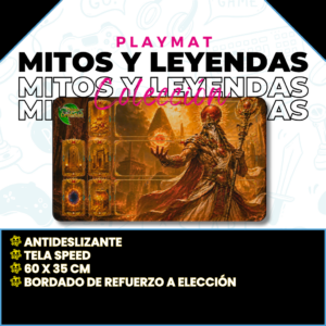 Playmat Mitos y Leyendas Card Game 60x35 cm M12