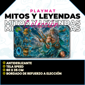 Playmat Mitos y Leyendas Card Game 60x35 cm M14