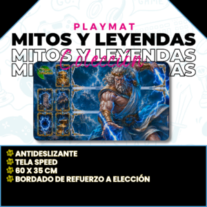 Playmat Mitos y Leyendas Card Game 60x35 cm M15