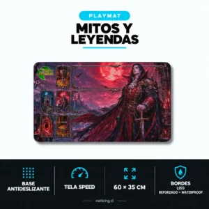 Playmat Mitos y Leyendas Card Game 60x35 cm M17