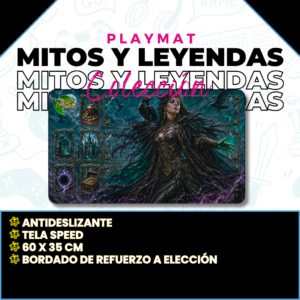 Playmat Mitos y Leyendas Card Game 60x35 cm M07