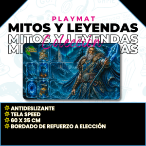 Playmat Mitos y Leyendas Card Game 60x35 cm M13